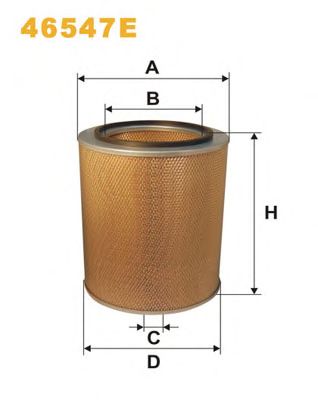 WIX FILTERS 46547e -  Воздушный фильтр